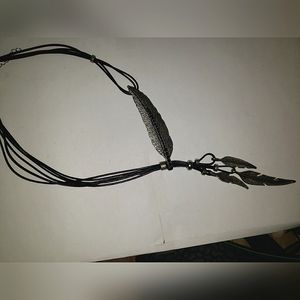 Feather necklace
